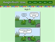 Tablet Screenshot of amphibian.com